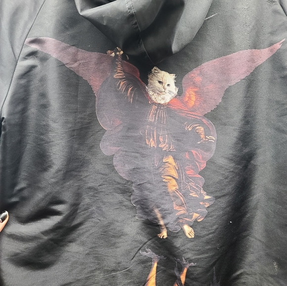 RIPNDIP windbreaker archangel cat jacket. - Picture 3 of 5